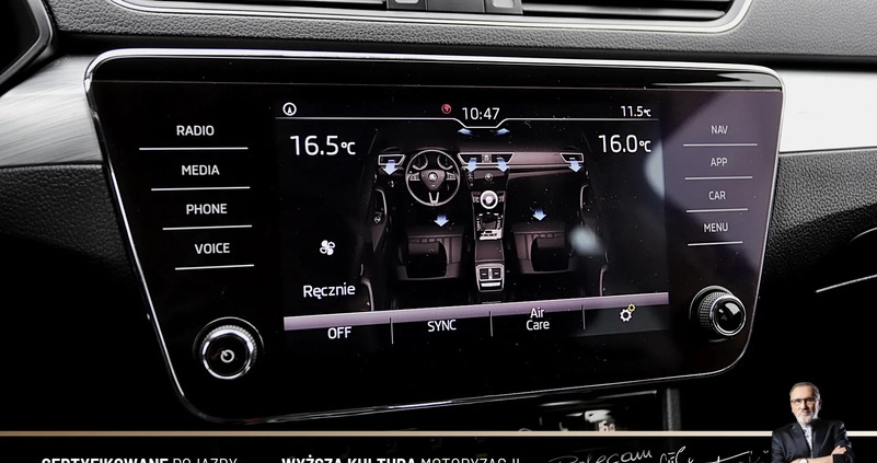 Skoda Superb cena 89899 przebieg: 165847, rok produkcji 2020 z Rybnik małe 562